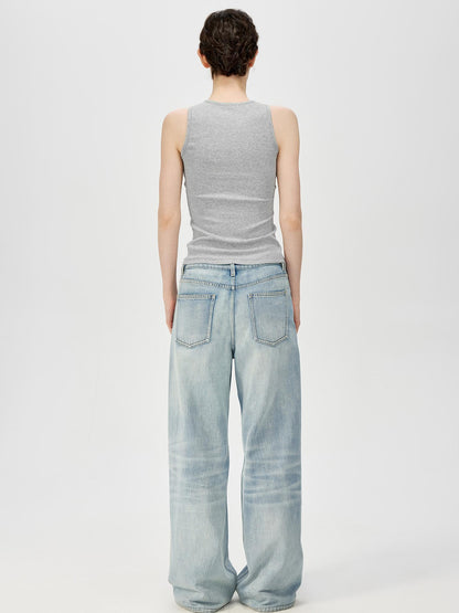Northbutsouth Multi Color Round Neck Slim Fit Camisole With Side Support