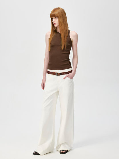 Northbutsouth Multi Color Round Neck Slim Fit Camisole With Side Support
