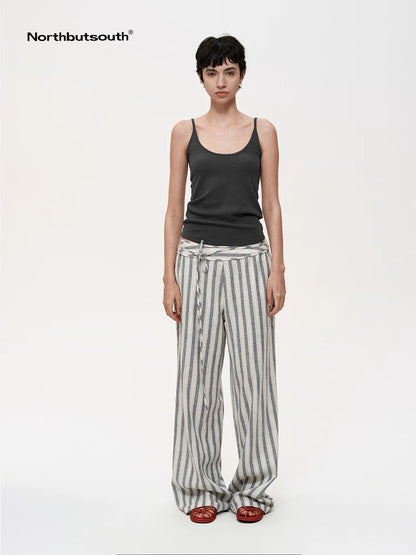 Northbutsouth Multi Color Slim Strap Camisole With Side Support Tummy Control V-neck T-shirt L-5