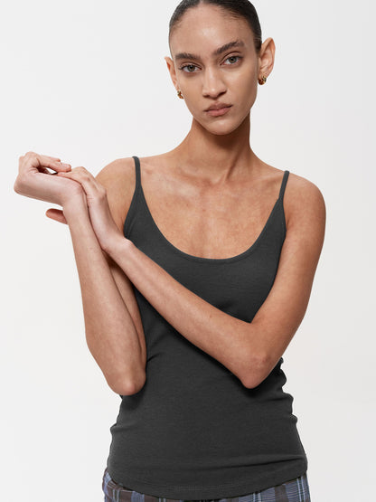 Northbutsouth Multi Color Slim Strap Camisole With Side Support Tummy Control V-neck T-shirt Long Sleeve