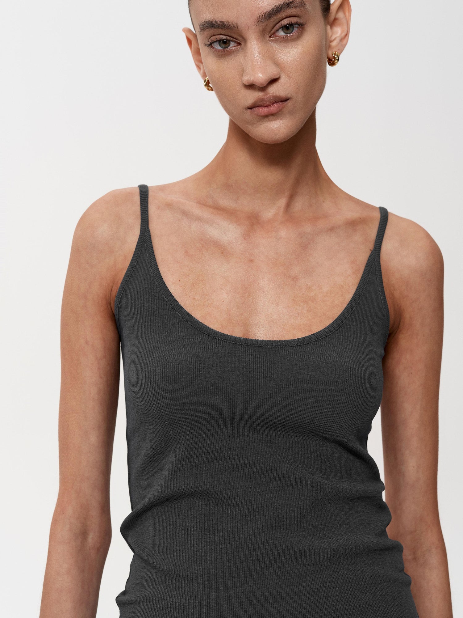 Northbutsouth Multi Color Slim Strap Camisole With Side Support Tummy Control V-neck T-shirt Long Sleeve
