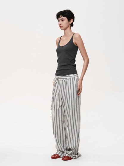 Northbutsouth Multi Color Slim Strap Camisole With Side Support Tummy Control V-neck T-shirt Long Sleeve