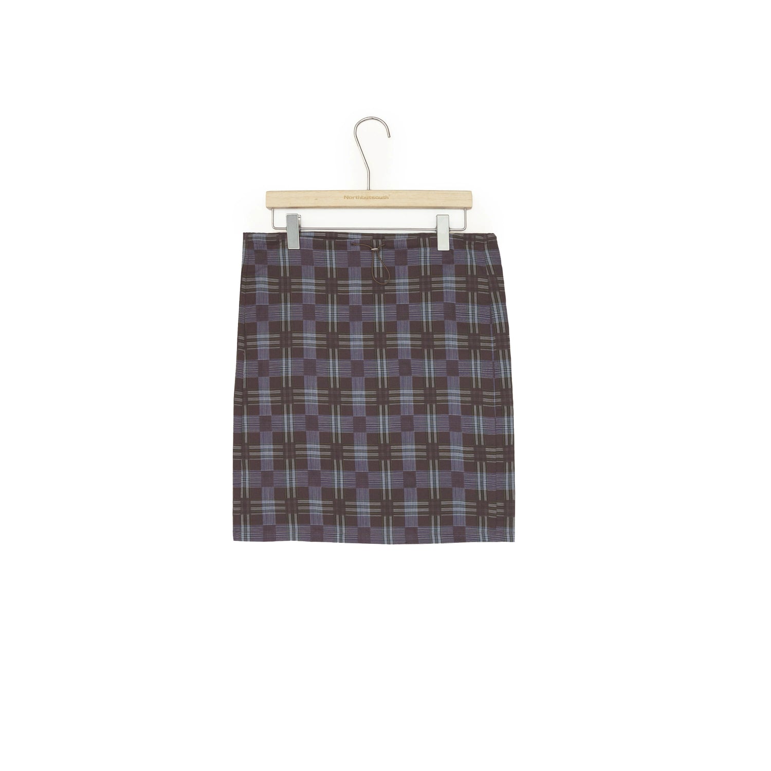 Northbutsouth Multi Way Drawstring Plaid Skirt And Tube Top Set MISSTT