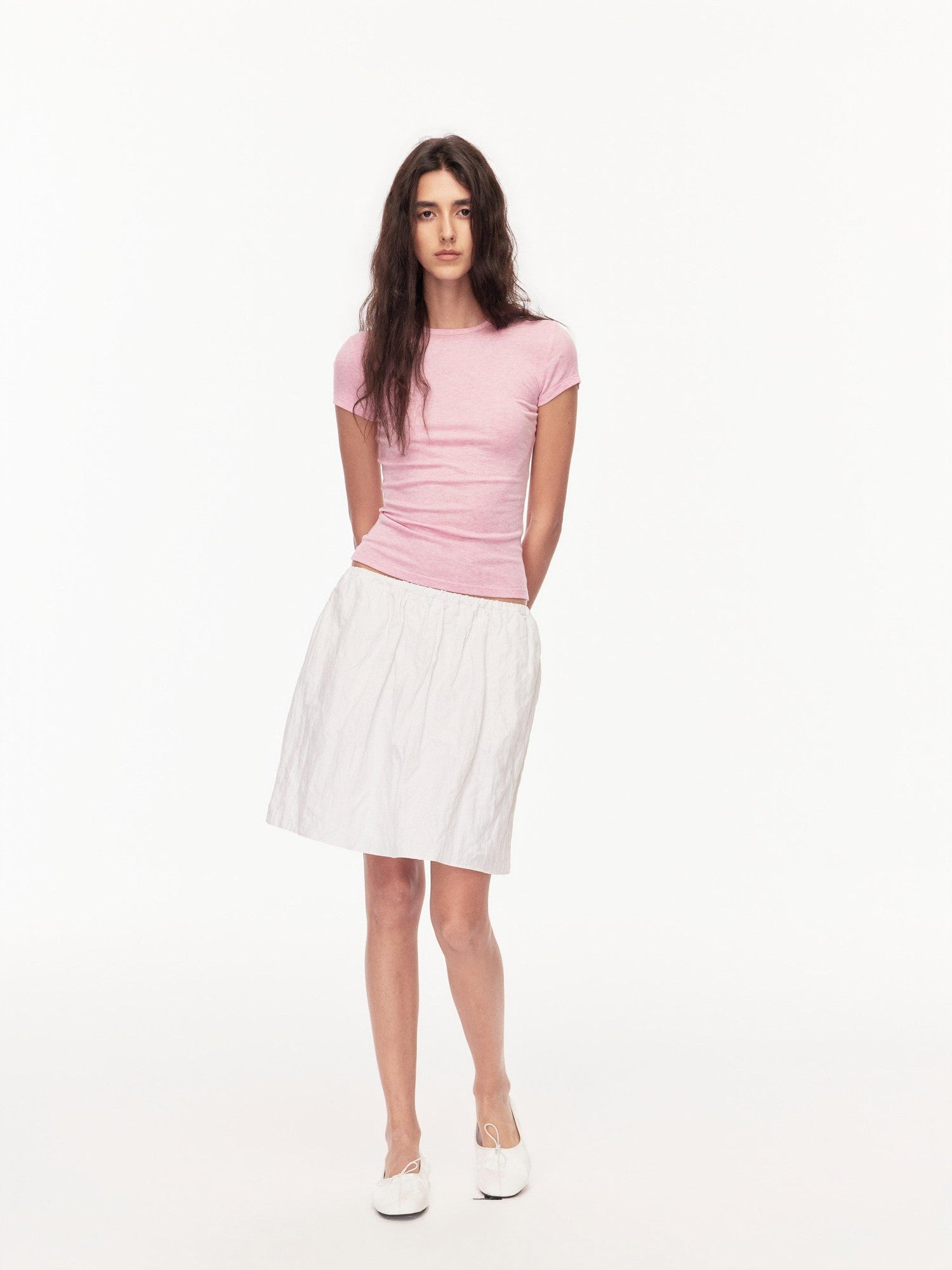 Northbutsouth Multicolor Crew Neck Slim Fit Women&