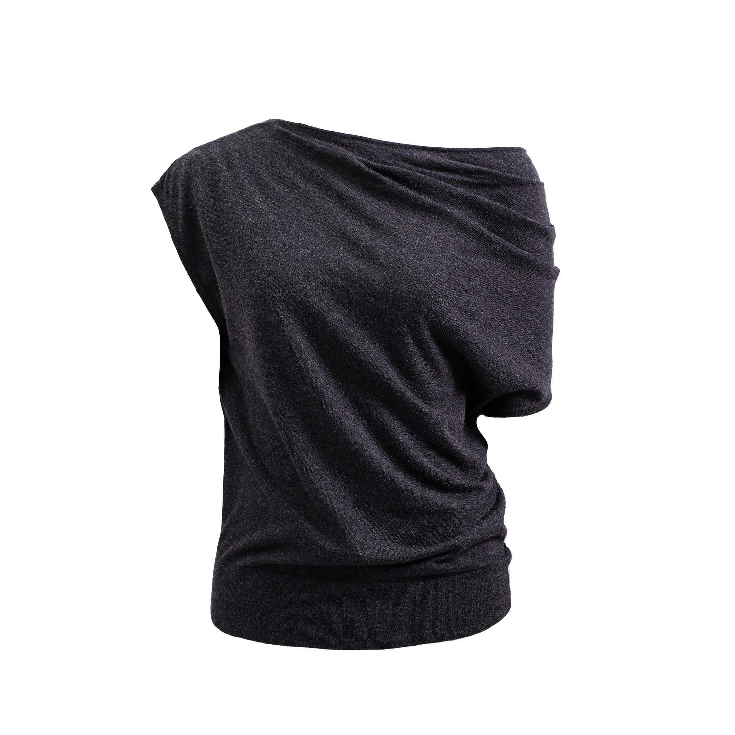 Northbutsouth_Multicolor_Knit_Gathered_Slanted_Neck_Women&