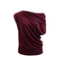 Northbutsouth_Multicolor_Knit_Gathered_Slanted_Neck_Women&