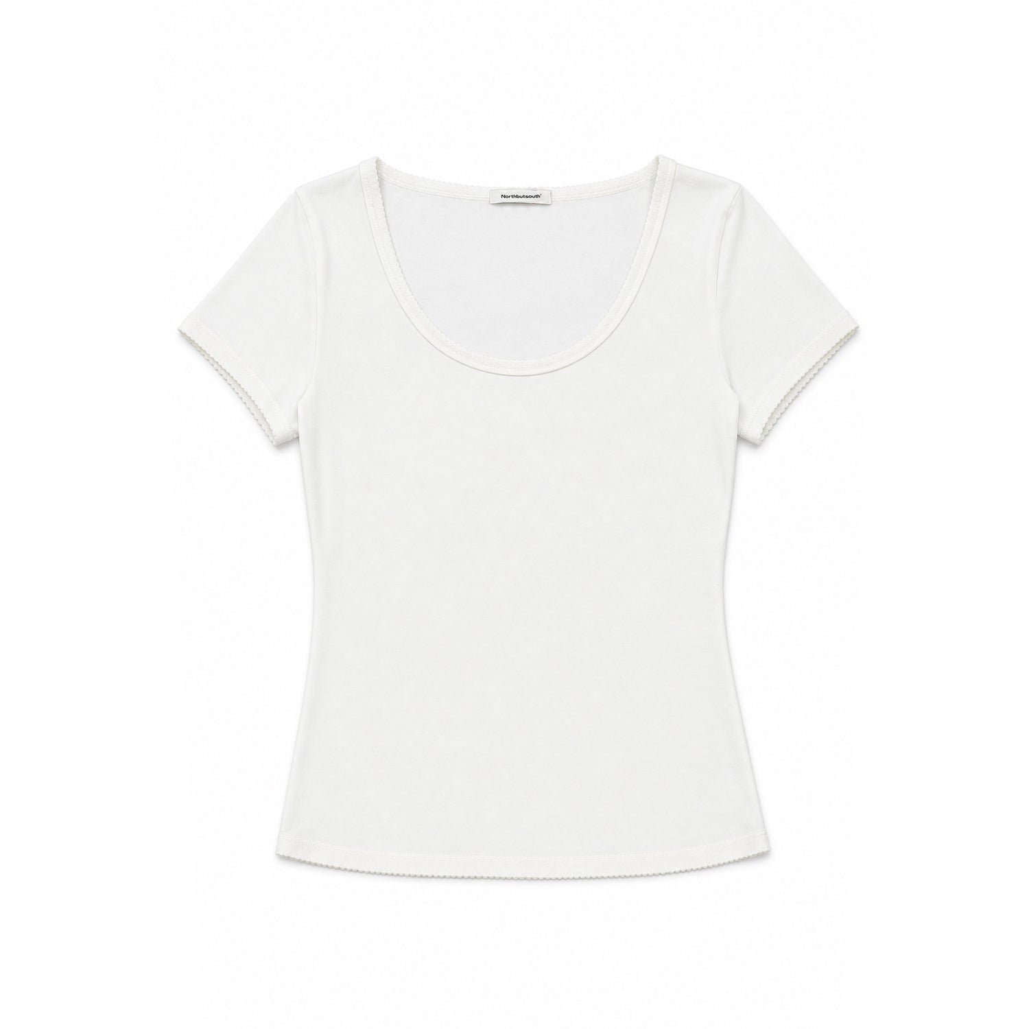 Northbutsouth_Multicolor_Lace_Slim_Fit_Stretch_Round_Neck_Women&
