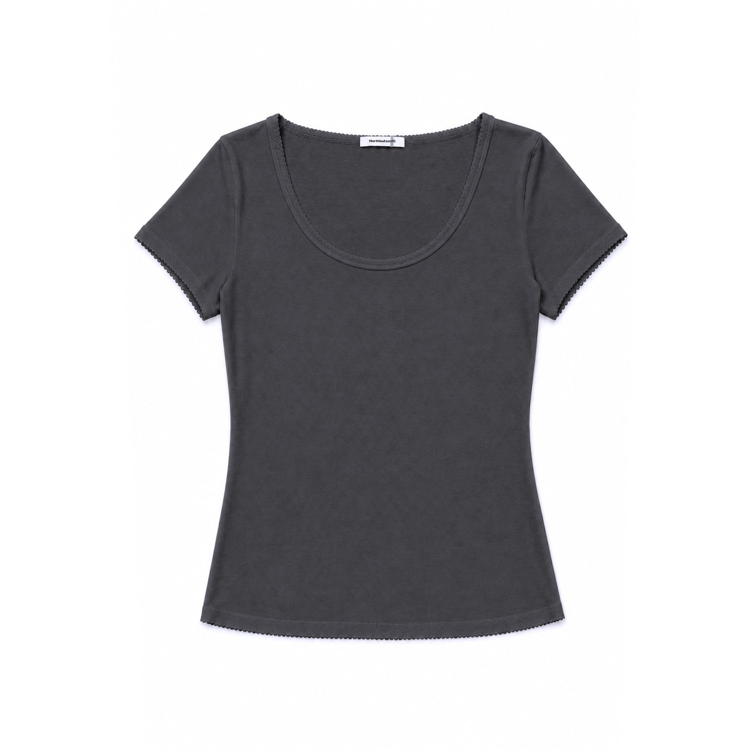 Northbutsouth_Multicolor_Lace_Slim_Fit_Stretch_Round_Neck_Women&