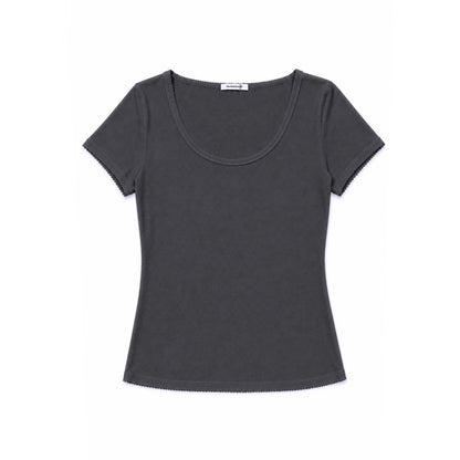 Northbutsouth_Multicolor_Lace_Slim_Fit_Stretch_Round_Neck_Women&