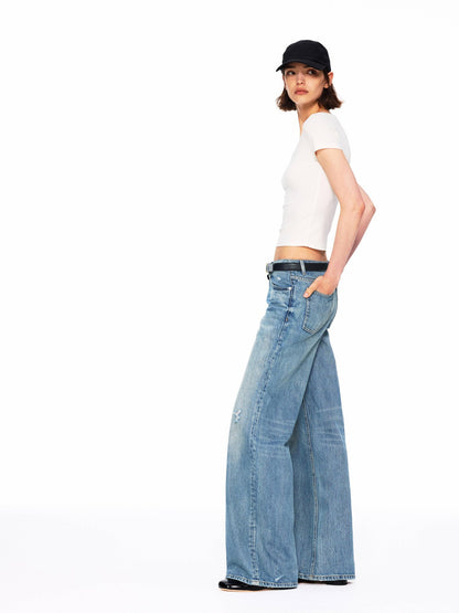 Northbutsouth Multicolor Lace Slim Fit Stretch Round Neck Women&