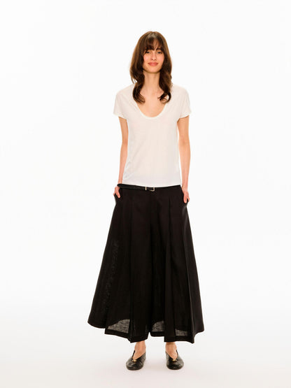 Northbutsouth Multicolor Layered U Neck Raw Edge Women&