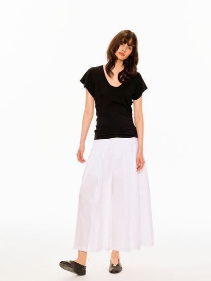 Northbutsouth Multicolor Layered U Neck Raw Edge Women&
