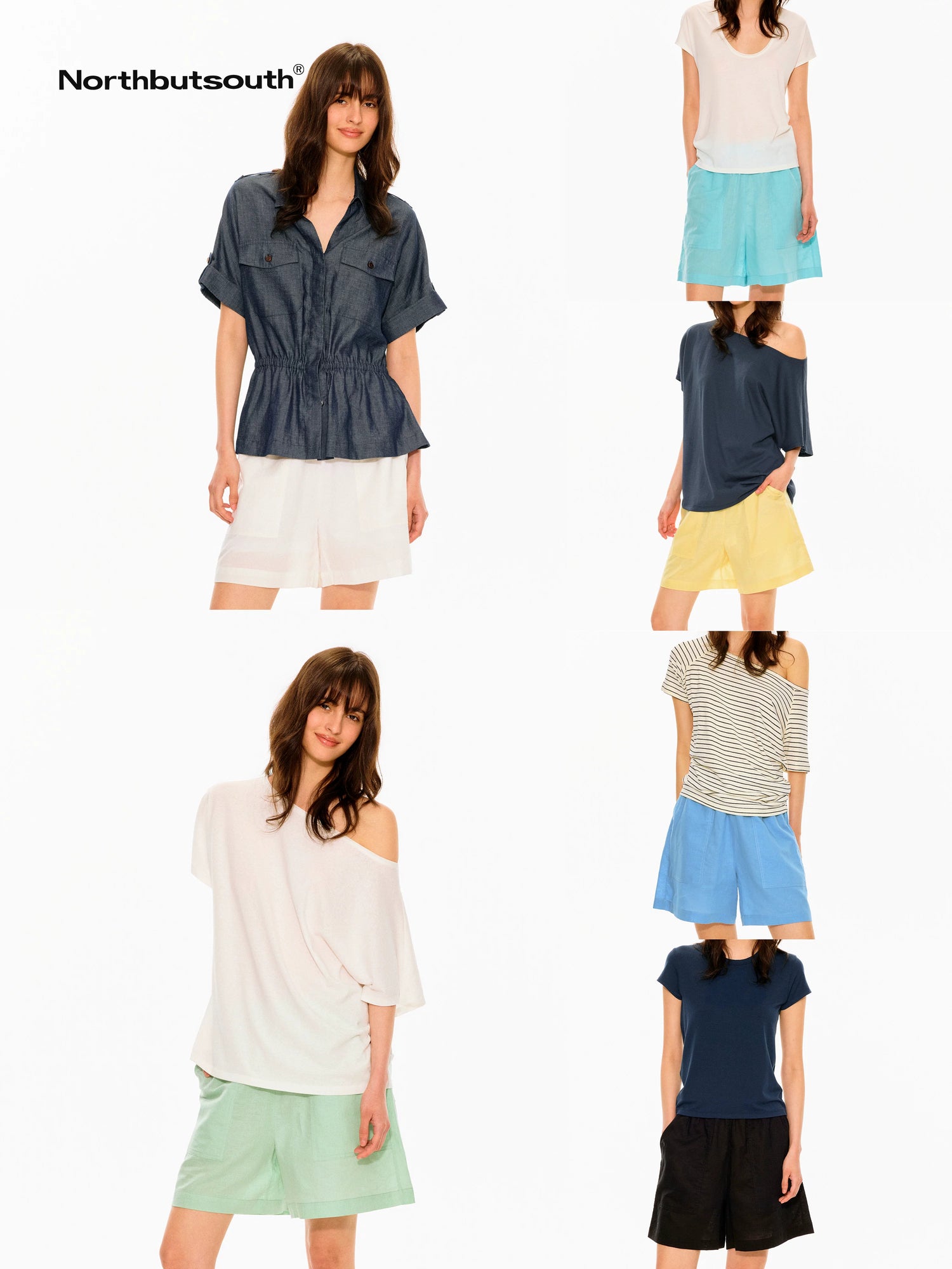 Northbutsouth Multicolor Mid Rise Large Pockets Women&
