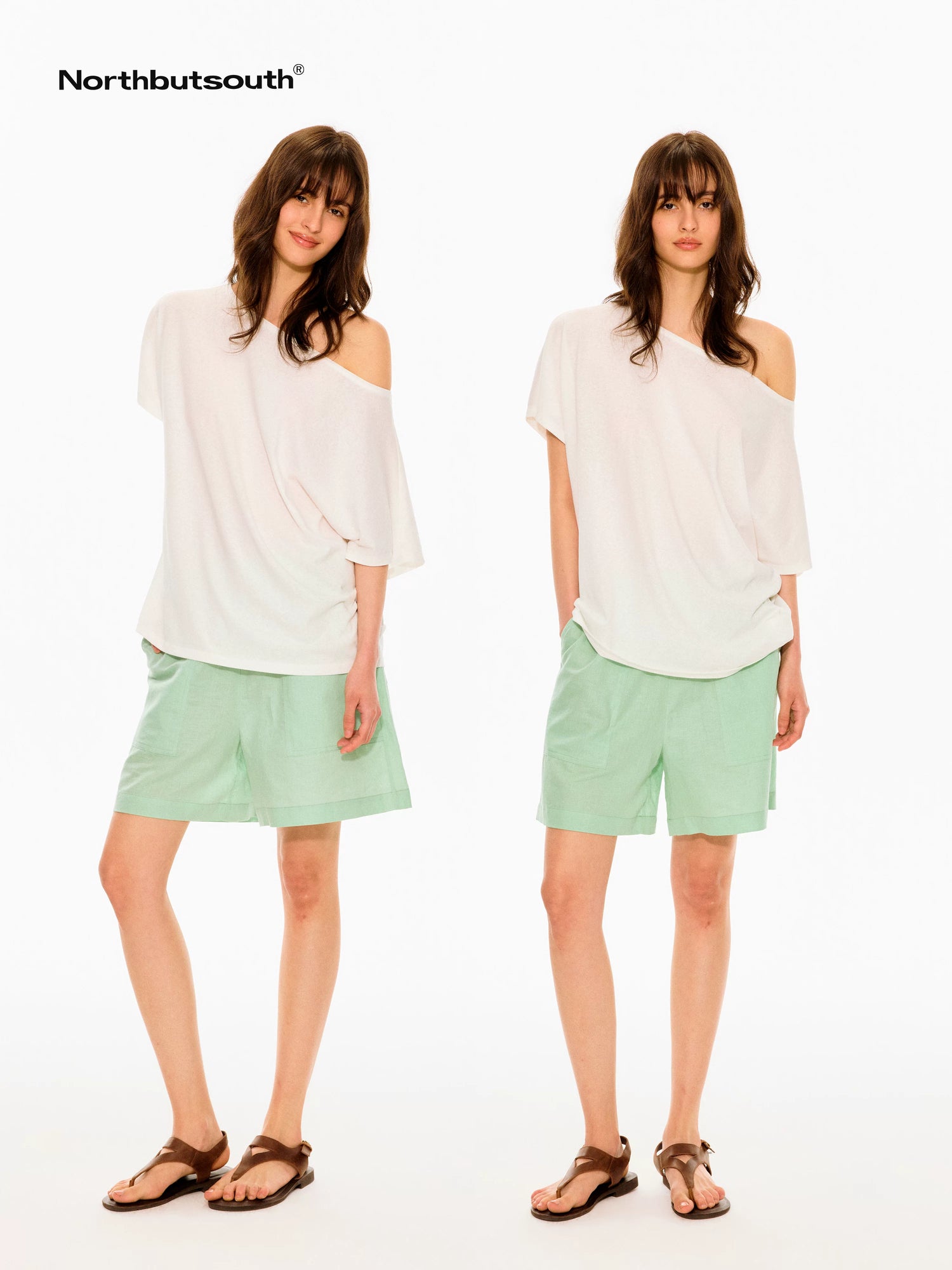 Northbutsouth Multicolor Mid Rise Large Pockets Women&