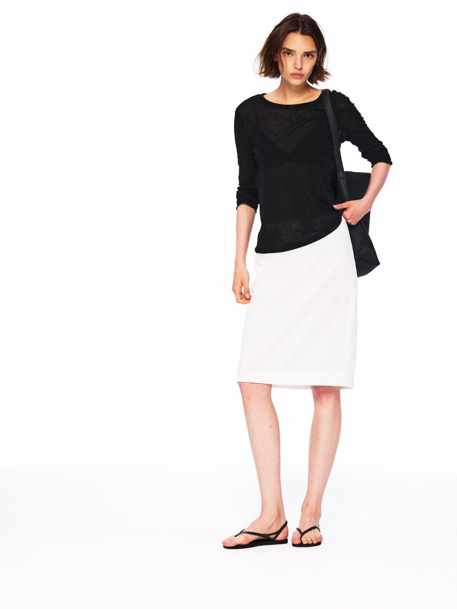 Northbutsouth Multicolor Relaxed Slim Rolled Edge Women&