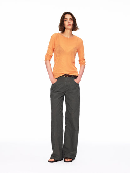 Northbutsouth Multicolor Relaxed Slim Rolled Edge Women&