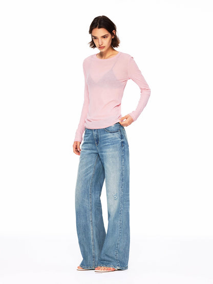 Northbutsouth Multicolor Relaxed Slim Rolled Edge Women&