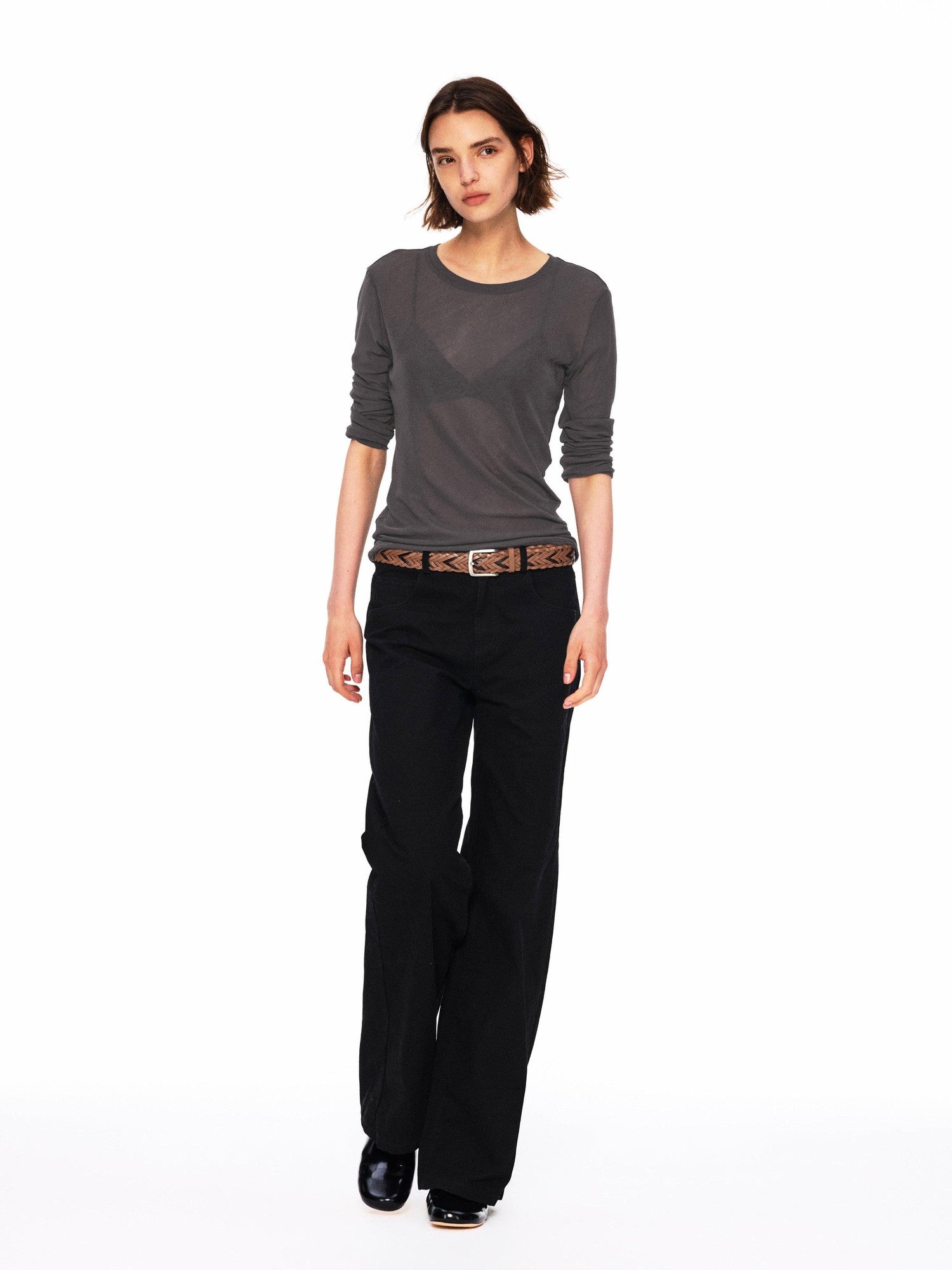 Northbutsouth Multicolor Relaxed Slim Rolled Edge Women&