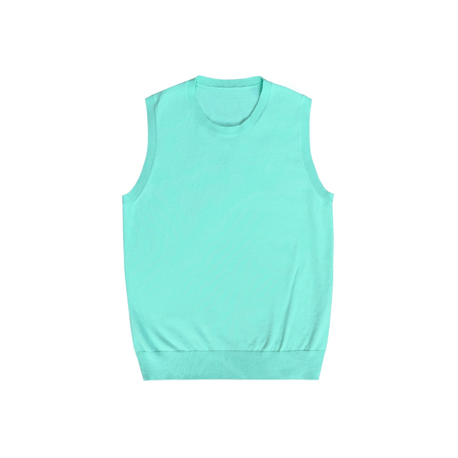 Northbutsouth_Multicolor_Ribbed_Knit_Round_Neck_Tape_Trim_Women&