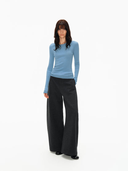 Northbutsouth Multicolor Ribbed Rolled Hem Women&