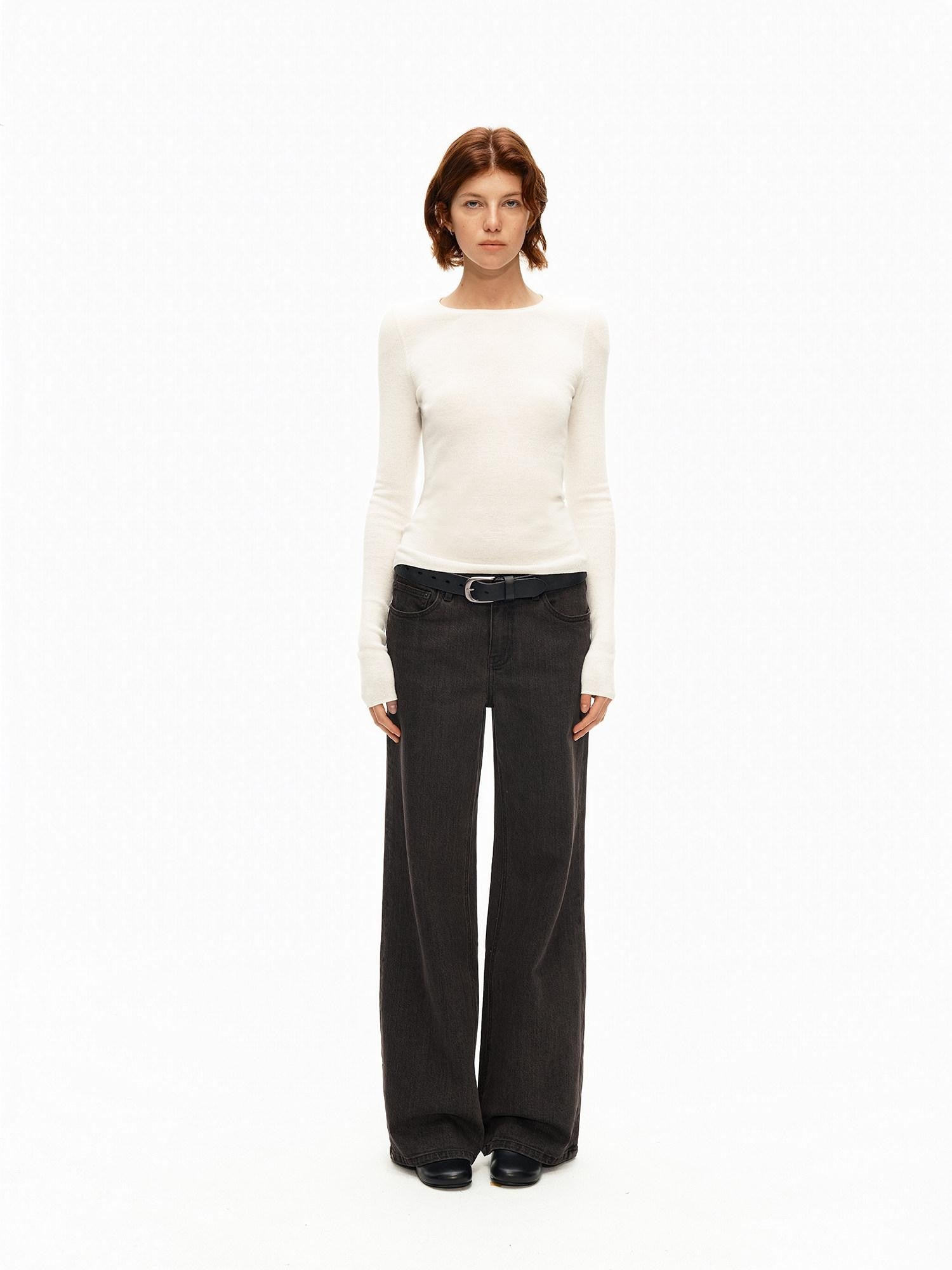 Northbutsouth Multicolor Ribbed Rolled Hem Women&