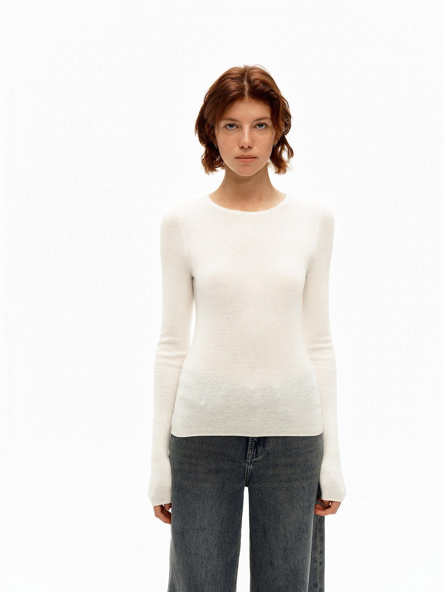 Northbutsouth Multicolor Ribbed Rolled Hem Women&