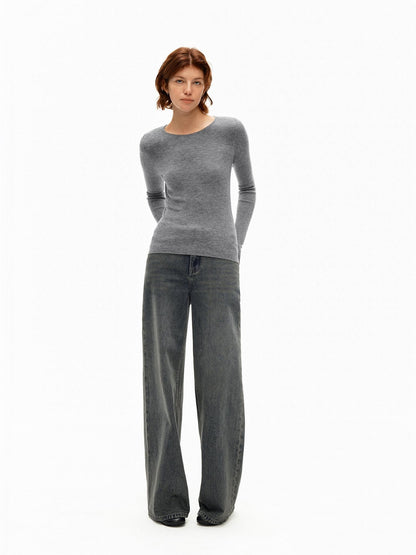 Northbutsouth Multicolor Ribbed Rolled Hem Women&