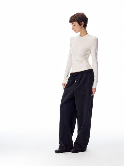 Northbutsouth Multicolor Serged Edge Classic Crewneck Women&