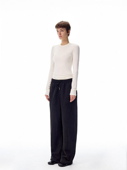 Northbutsouth Multicolor Serged Edge Classic Crewneck Women&