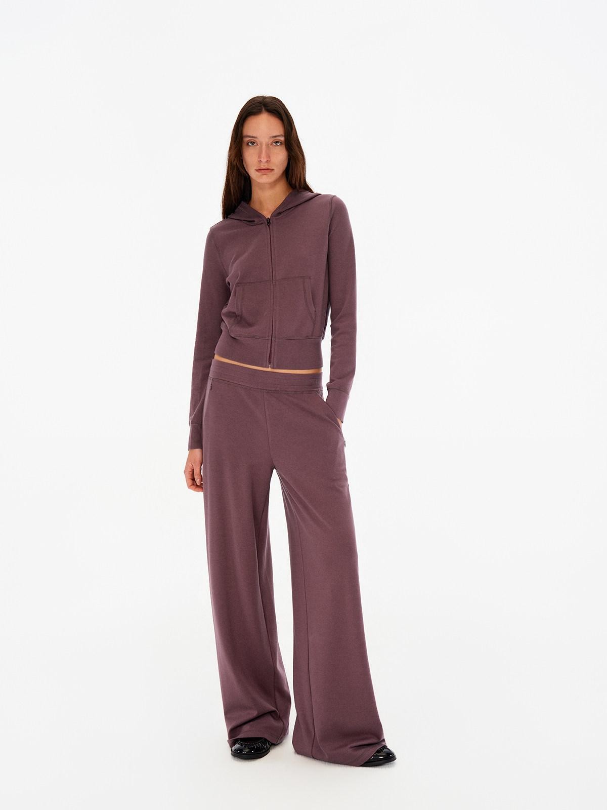 Northbutsouth Multicolor Slim Fit High Stretch Hooded Cropped Women&
