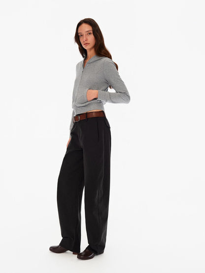 Northbutsouth Multicolor Slim Fit High Stretch Hooded Cropped Women&