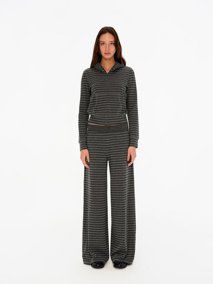 Northbutsouth Multicolor Slim Fit High Stretch Hooded Cropped Women&