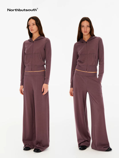 Northbutsouth Multicolor Wide Leg Mid Low Waist Loose Fit Women&