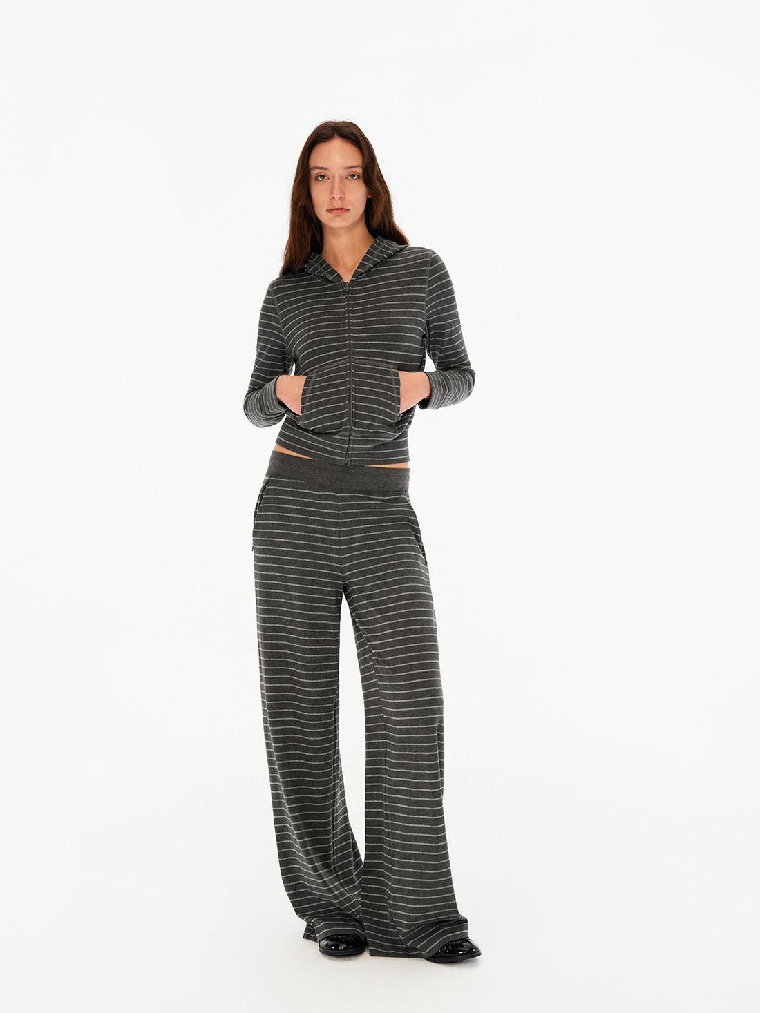 Northbutsouth Multicolor Wide Leg Mid Low Waist Loose Fit Women&