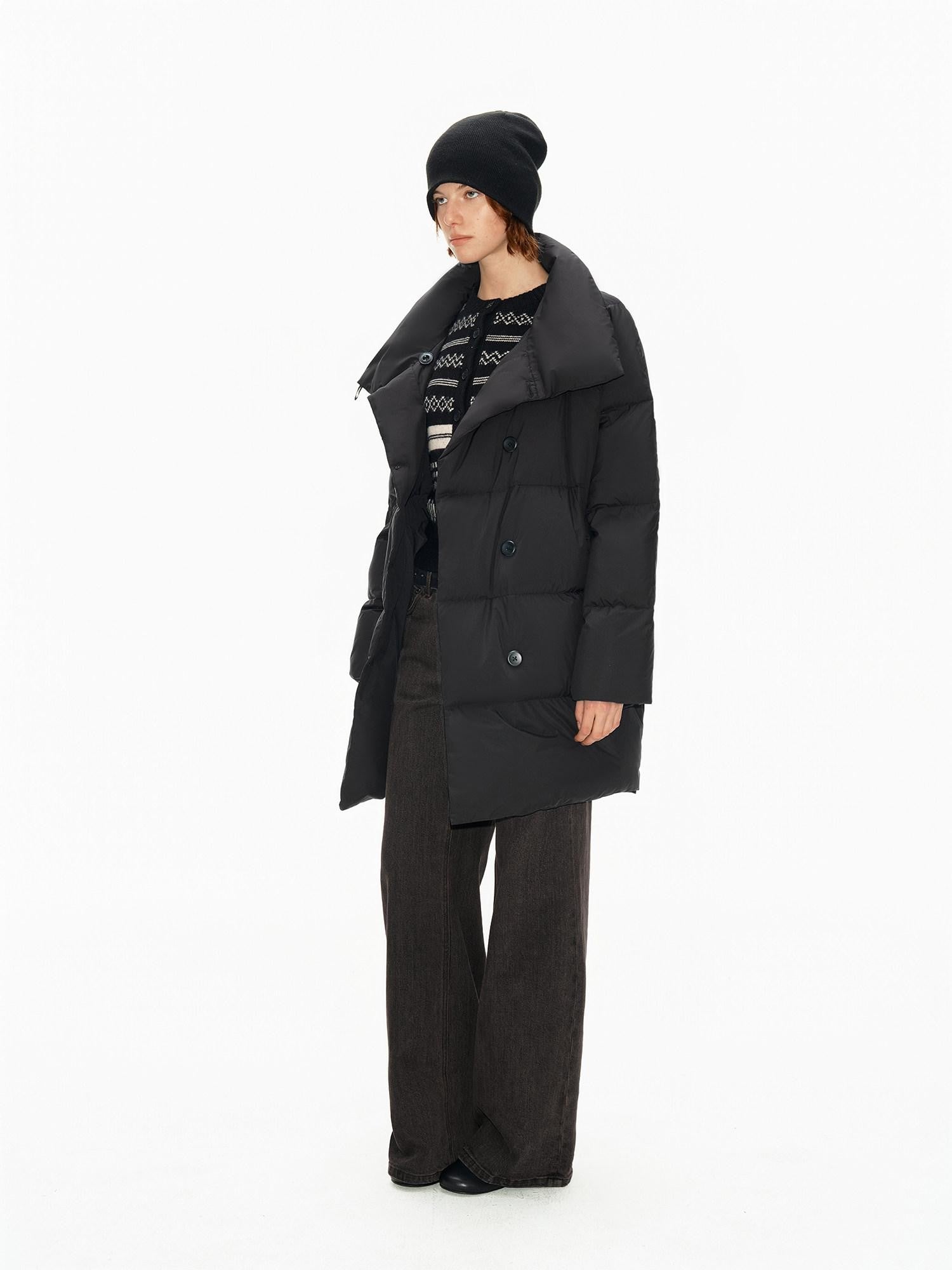 Northbutsouth Nano Lightweight Raglan Sleeve Button Loose Straight Women&