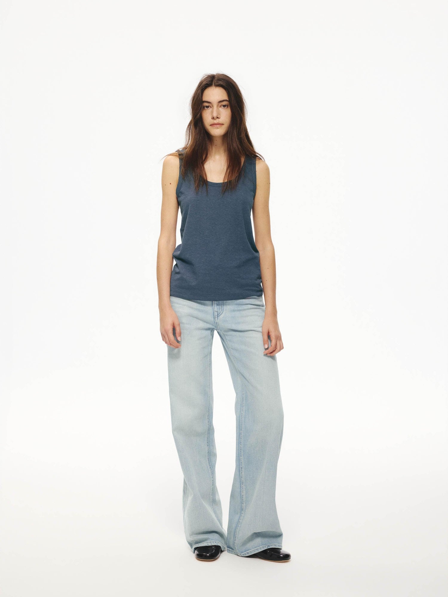 Northbutsouth Natural Texture Classic Crewneck Relaxed Casual Women&