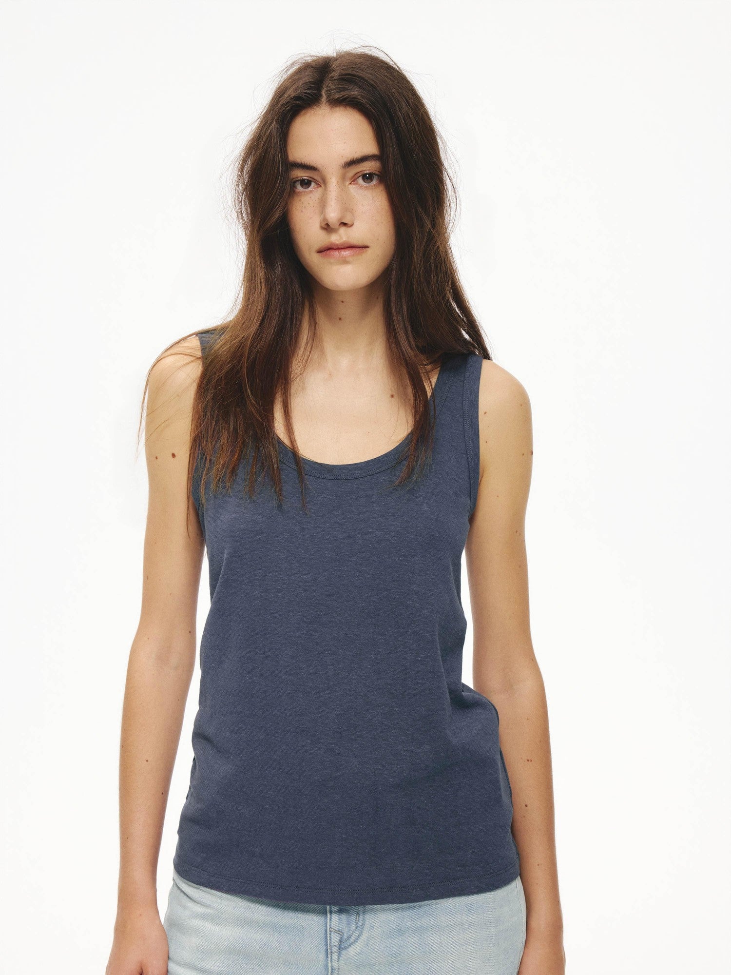 Northbutsouth Natural Texture Classic Crewneck Relaxed Casual Women&