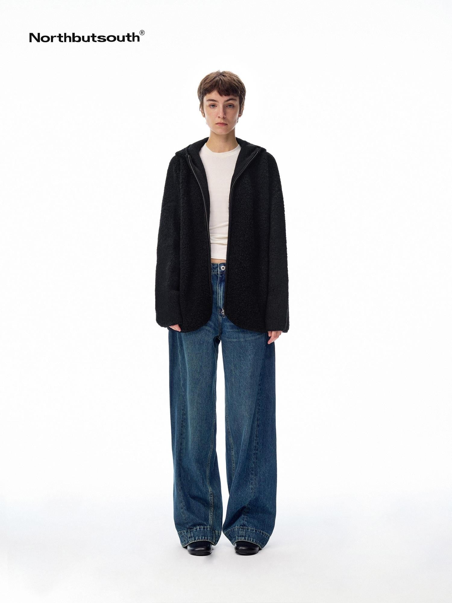 Northbutsouth Natural Thermoregulating Oversized Hooded Women&