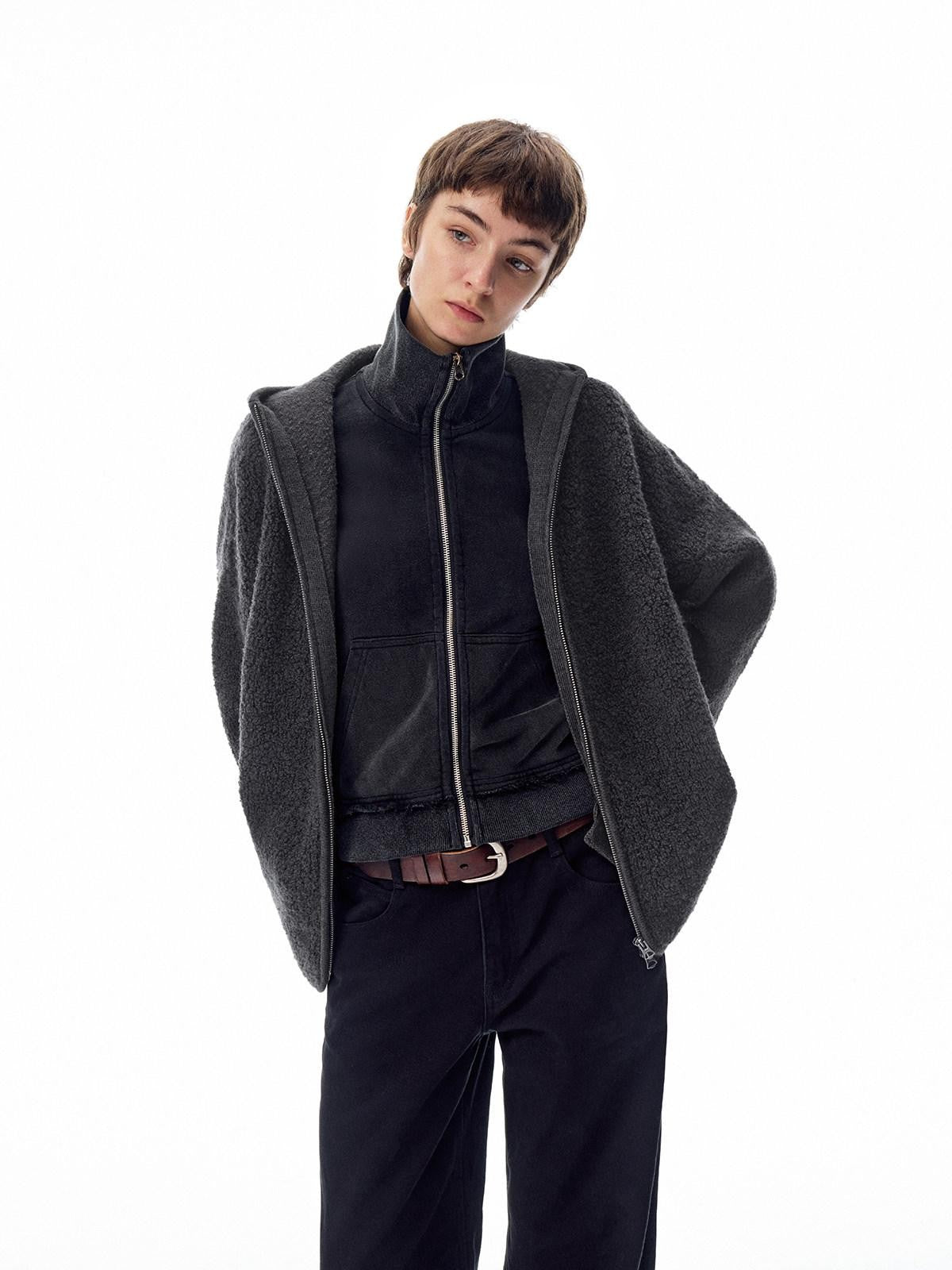 Northbutsouth Natural Thermoregulating Oversized Hooded Women&