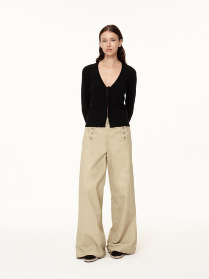 Northbutsouth Navy Deck Multi Button Relaxed Fit Women&