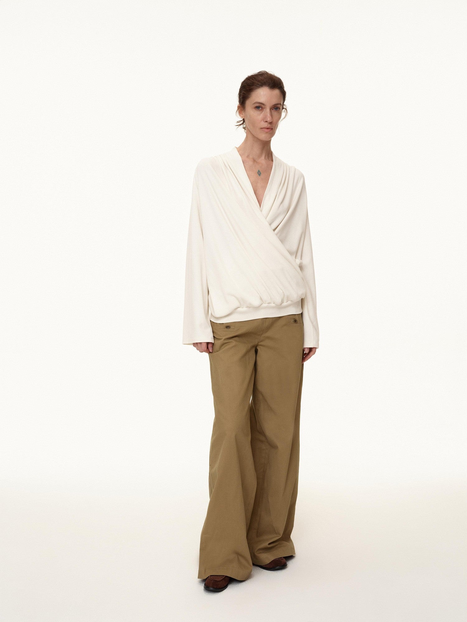Northbutsouth Navy Deck Multi Button Relaxed Fit Women&