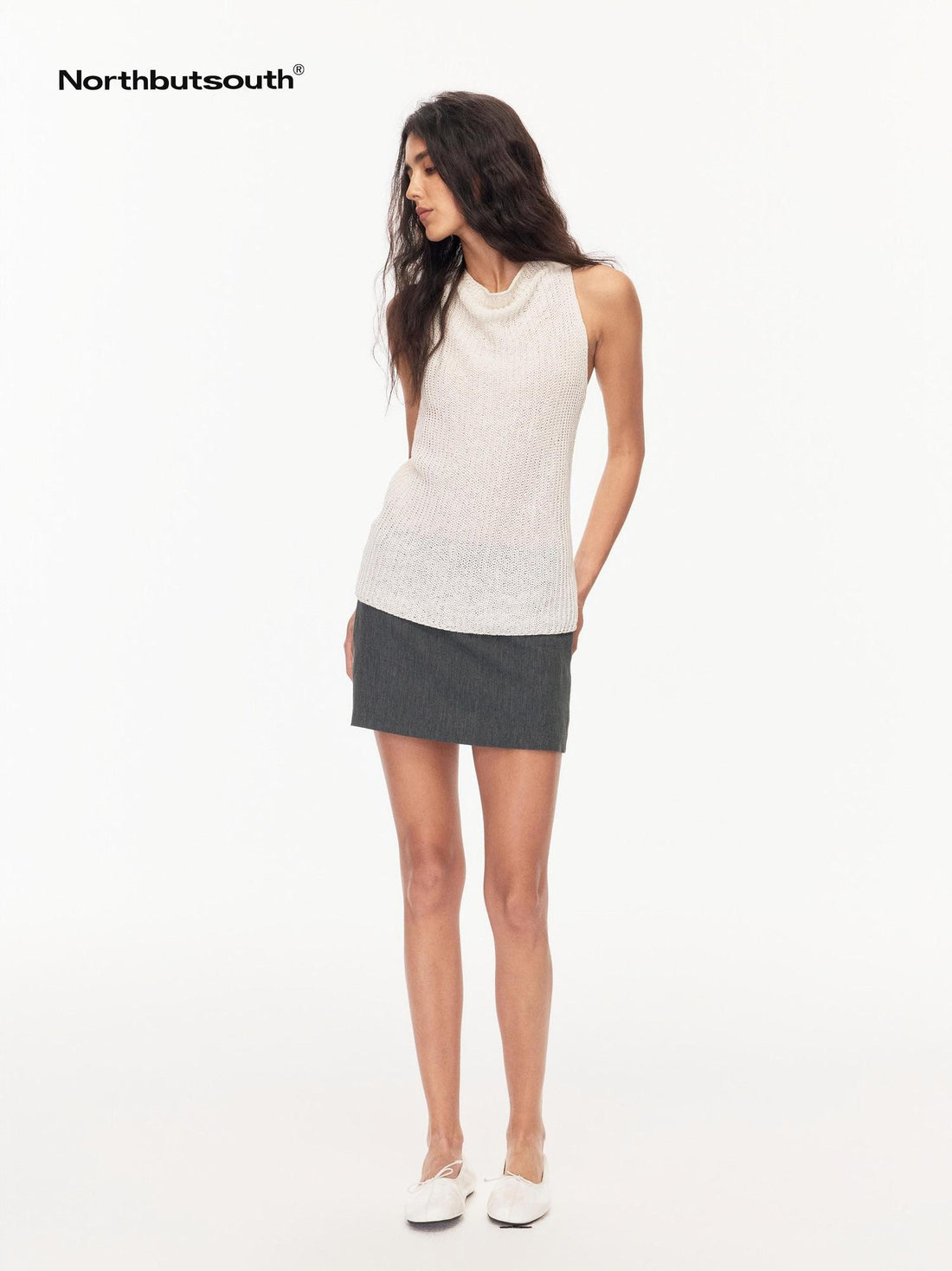 Northbutsouth No Waistband Anti Sheer Lined Casual A Line Women&