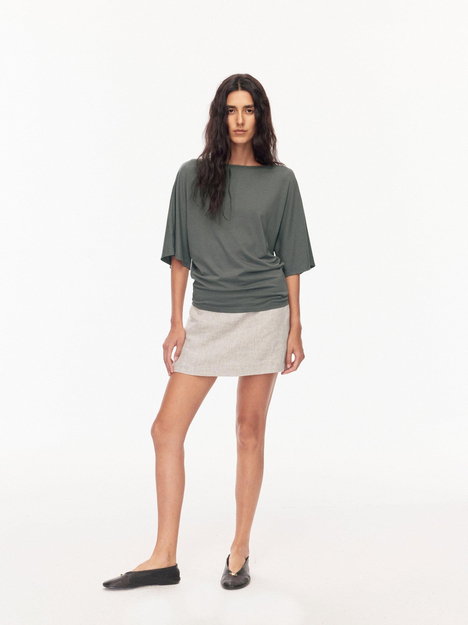 Northbutsouth No Waistband Anti Sheer Lined Casual A Line Women&