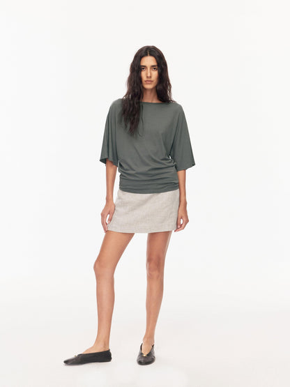 Northbutsouth No Waistband Anti Sheer Lined Casual A Line Women&