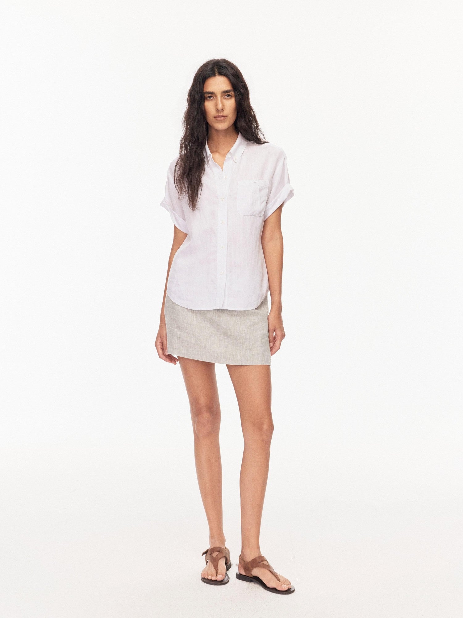 Northbutsouth No Waistband Anti Sheer Lined Casual A Line Women&