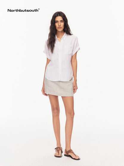 Northbutsouth No Waistband Anti Sheer Lined Casual A Line Women&