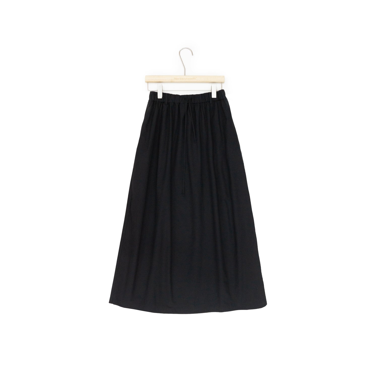 Northbutsouth Pleated Midi Skirt With Adjustable Drawstring Waist MISSTT