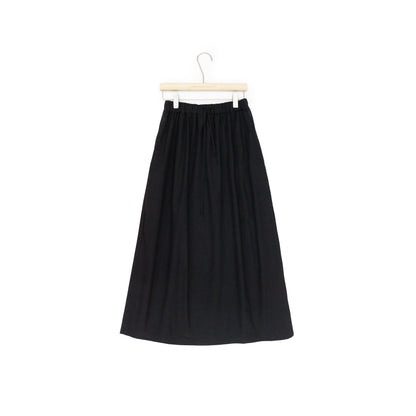 Northbutsouth Pleated Midi Skirt With Adjustable Drawstring Waist MISSTT