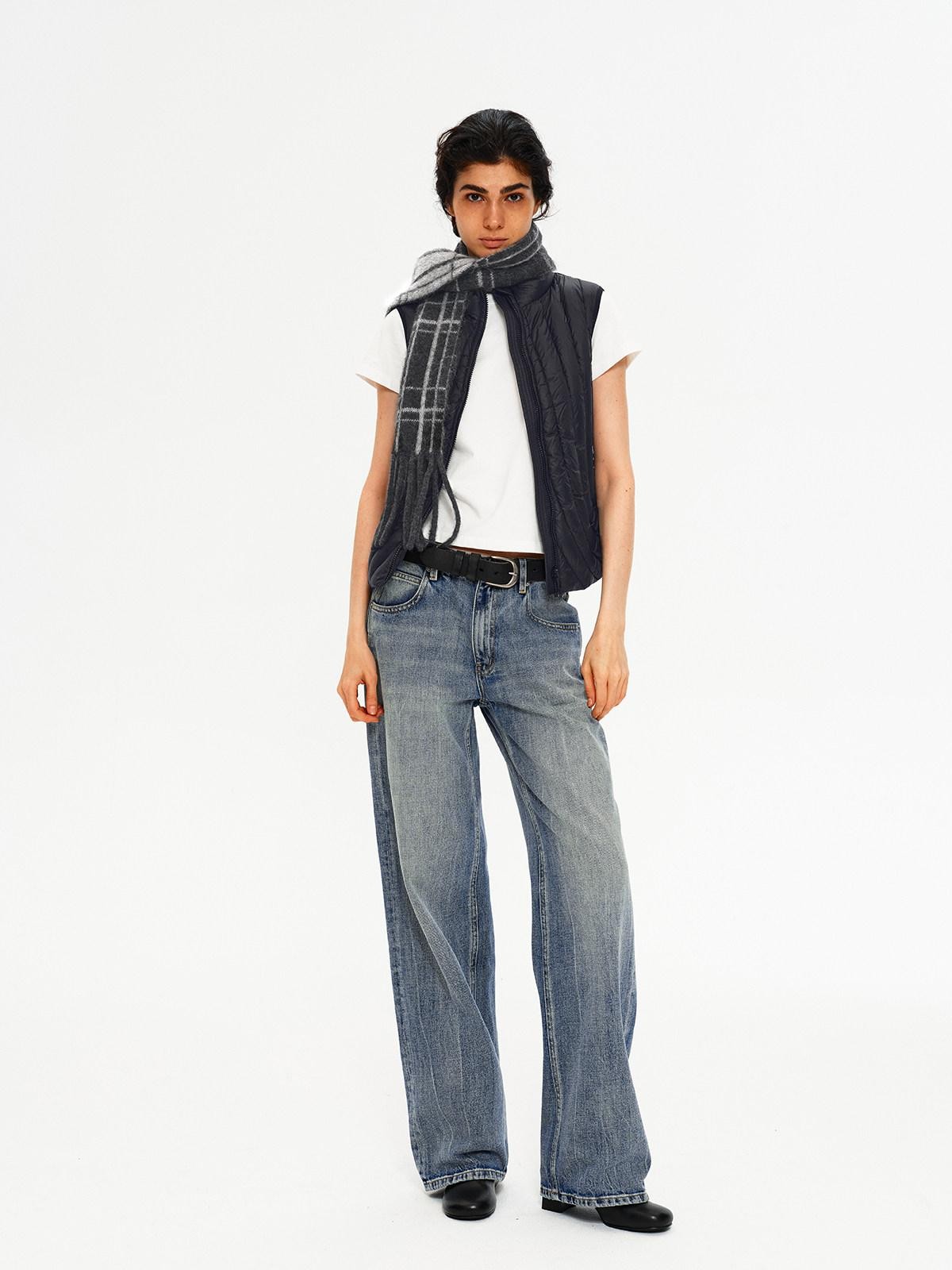 Northbutsouth Quilted Reversible Slim Ribbed Women&