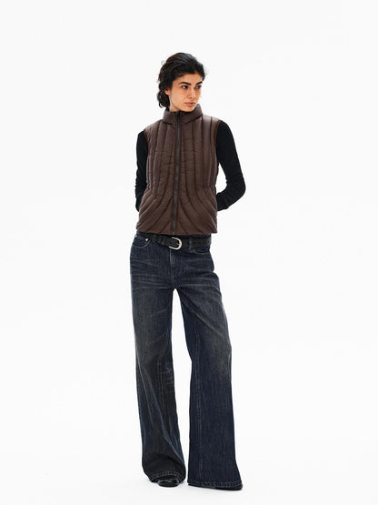 Northbutsouth Quilted Reversible Slim Ribbed Women&